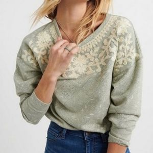 Lucky Brand Mint Pullover Sweater